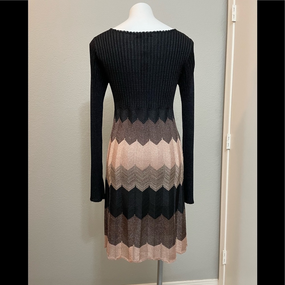 NWT Laundry by Design  Chevron Sweater Dress Small - Picture 3 of 7